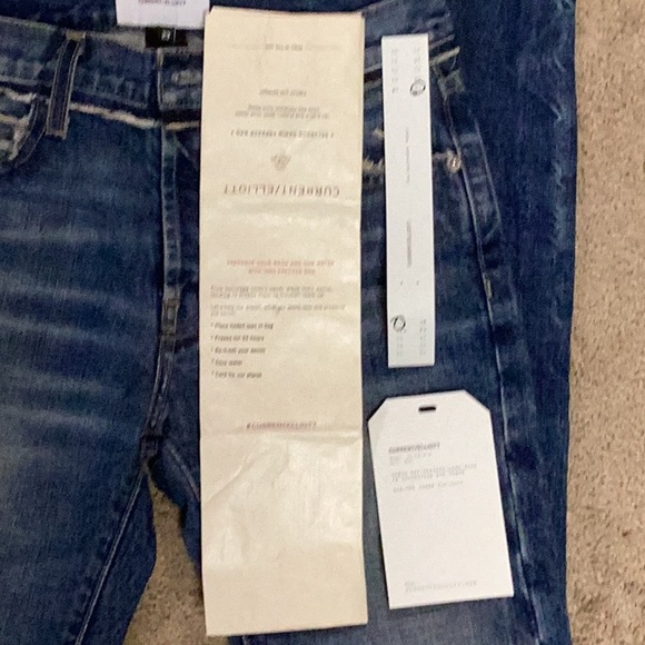 Current/Elliot Selvedge Tapered Jean Sz 23.Includes freezer bag & original tags. - Picture 11 of 13
